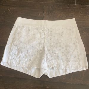 JCrew White Shorts Size 2